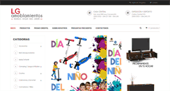Desktop Screenshot of lgamoblamientos.com