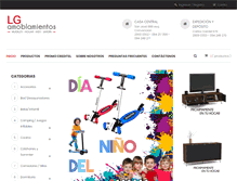 Tablet Screenshot of lgamoblamientos.com